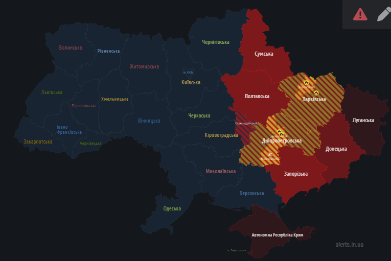 повітряна тривога 8 травня